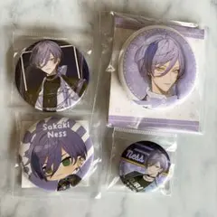 榊ネス 缶バッジ 4点 ぷち 串カツ でんがな ウィンターデート 2024