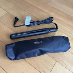 SALONIA ストレートヘアアイロン ブラック 収納ケース付き