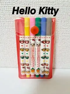 【新品未使用品】ハローキティ マーカー6本セット