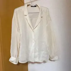 w closet シアー 長袖 ブラウス アイボリーのサムネイル