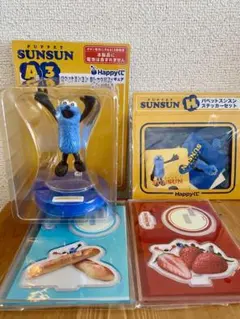 パペットスンスン Happyくじ A3とアクスタ&ステッカー