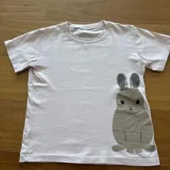 ウサギイラスト ピンクTシャツのサムネイル