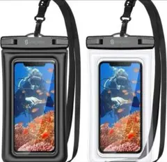 ✨SYNCWIRE✨スマホ防水ケース 黒＆透明・小物収納・!!新品未使用!!