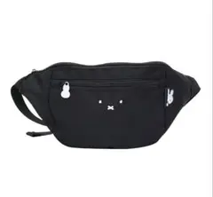 新品✨️ミッフィー ウエストバッグ ボディ シフレ フェイス ブラック 2WAY