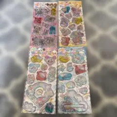 【正規品】かおりつき　ウォーターシール　あわわちゃん他　4枚セット