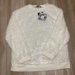 MUMU ホワイト 長袖ニット M