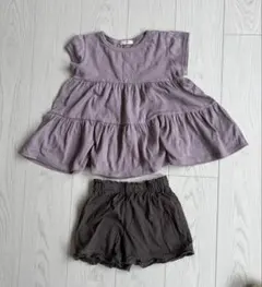 チュニックとショートパンツセット