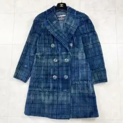 希少　美品　エンバ　　ミンク　ロングコート　濃紺　ブルー　女優襟　Aライン 2025年最新】EMBA レディース 毛皮・ファーコートの人気アイテム