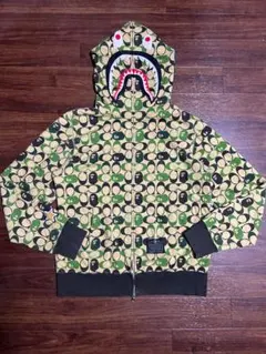 COACH × BAPE シャーク パーカー Lサイズ