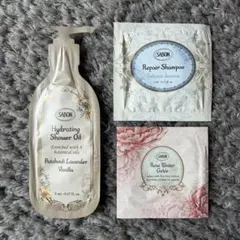 SABON サボン　シャワーオイル シャンプー フェイスジェレ　サンプルのサムネイル