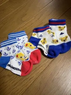 ミキハウス ベビー靴下 2足セット