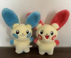 韓国限定 ポケモン プラスル マイナン マスコット ヘアピン セット