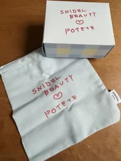 スナイデル　POTETE コラボ　ノベルティ　巾着　ポーチ　新品未使用のサムネイル