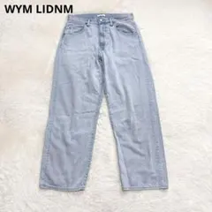 WYM LIDNM ワイドバギー デニムパンツ ワイドデニム y2k 綿100%のサムネイル