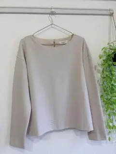 OPAQUE.CLIP 長袖 ブラウス パール調ボタンのサムネイル