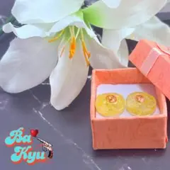 【215】シトリンピアスorイヤリング☆おみくじ付き