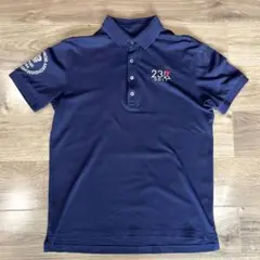23 GOLF ネイビー ポロシャツ　サイズL