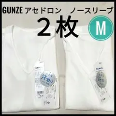グンゼ　GUNZE　メンズ　アセドロン　肌着　下着　インナー　男性　Vネック