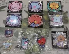 BT21 缶バッジ　キーホルダー