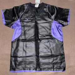 Mizuno バレーボールシャツ Lサイズ ブラック/パープル
