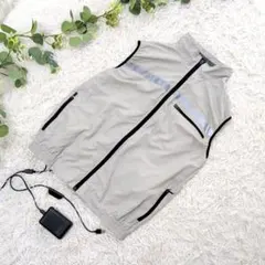 未使用新品❗️空調ベスト ファン2個❗️バッテリー付作業服 暑さ対策 L