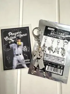 千葉ロッテマリーンズ 山本大斗 夏祭アクリルキーホルダー プレイヤーズカード