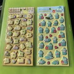 ポムポムプリン・ハンギョドン ぷくっとシール 2枚セット