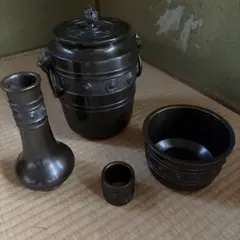 倉庫保管品 茶道具 鉄瓶 釜 鋳物 伝統工芸 - メルカリ