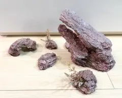 【未使用】ともえ屋　爬虫類 レイアウト　岩 シェルター バスキング台　トカゲのサムネイル