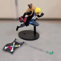 【ジャンク品】ONE PIECE サボ フィギュア ASL旗破損