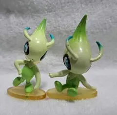 ポケモン　モンコレ　セレビィフィギュア 透明スタンド付き2体