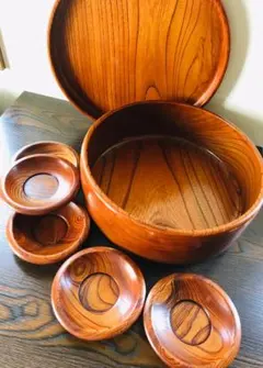 欅 茶びつ 茶托 小盆セット 2025年最新】茶櫃セットの人気アイテム -