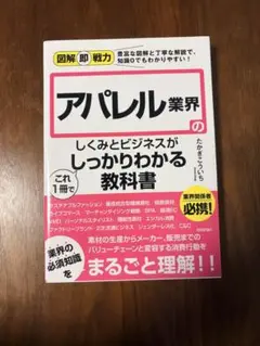 アパレル業界のしくみとビジネスがしっかりわかる教科書