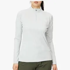 ノースフェイス 長袖 カットソー ロングスリーブジップアップ レディース