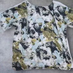 HARE 抽象パターン 半袖Tシャツ ホワイト/マルチカラーのサムネイル