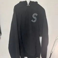 Supreme Sツノロゴ刺繍 パーカー 黒