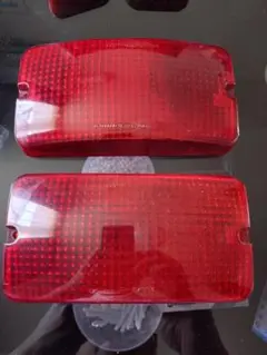 スーパーカブ シャリィ ウインカーレンズ 赤色 角目カブ 角目シャリー