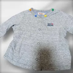 MIKI HOUSE ミキハウス グレー カーディガン 90サイズ ベビー