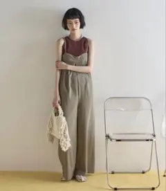 THE YOnコルセットデザインキャミサロペット