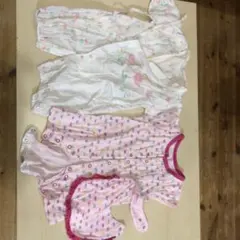 女の子ロンパース　サイズ50-60 ベリーズベリーのロンパース70とスタイ