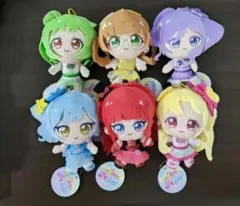 モーリー限定 おねがいアイプリ ぬいぐるみマスコット 6種セット