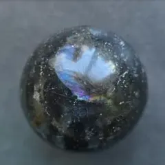 【幻想的な月出現】ラブラドライト 丸玉 61mm 325g 天然石 スフィア