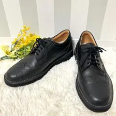 ✨極美品✨ asics walking pedala ウィングチップ 28 黒 - メルカリ