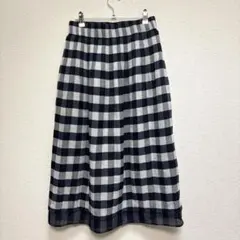 ポリーヌブロー　春夏シアー素材　チェックプリーツスカートのサムネイル