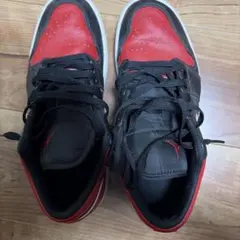 V*e様 NIKE AIR JORDAN 1 LOW ブラック レッド
