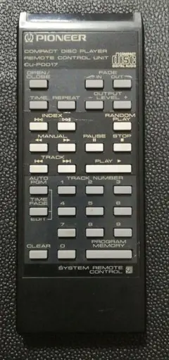 PIONEER CU-DC003 パイオニア オーディオリモコン - メルカリ
