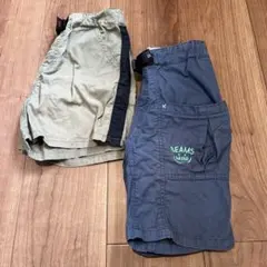 BEAMS MINI ネイビー ハーフパンツ 110cm