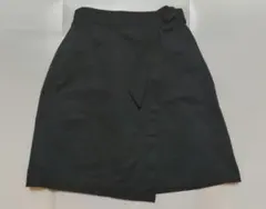 earth music&ecology ラップスカート風 タイト　黒　Sサイズ