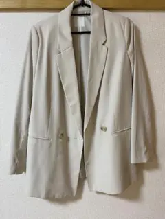H&M ベージュ テーラードジャケット XS