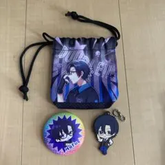 カラフルピーチ　もふ　缶バッチ　ミニ巾着　　うり